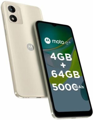 Motorola e13 (Creamy White, 64 GB) (4 GB RAM)