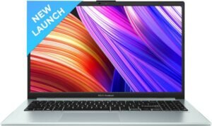 ASUS Vivobook Go 15 (2025) with Office 2024 + M365 Basic*, AMD Ryzen 5 Quad Core 7520U - (8 GB/512 GB SSD/Windows 11 Home) E1504FA-BQ2523WS Thin and Light Laptop (15.6 inch, Green Gray, 1.63 Kg, With MS Office)