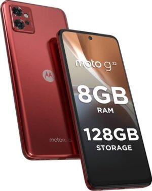 Motorola G32 (Satin Maroon, 128 GB) (8 GB RAM)