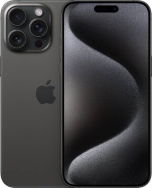 Apple iPhone 15 Pro Max (Black Titanium, 1 TB)