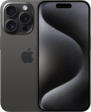 Apple iPhone 15 Pro (Black Titanium, 1 TB)