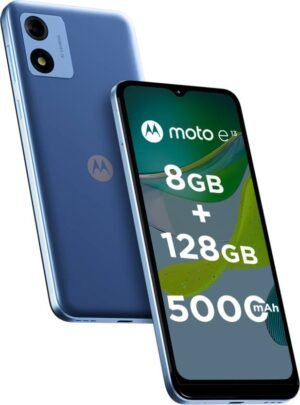 Motorola e13 (Little Boy Blue, 128 GB) (8 GB RAM)