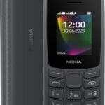 Nokia 106 Dual Sim Keypad Phone, Built-in UPI Payments App, MP3 Player (Charcoal)