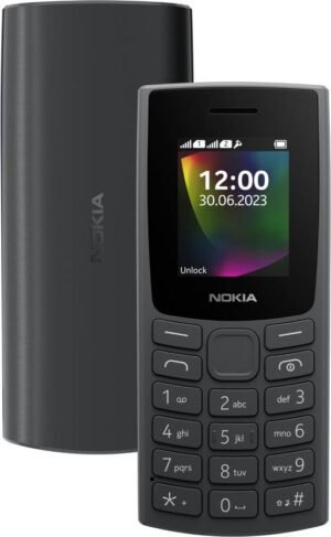 Nokia 106 Dual Sim Keypad Phone, Built-in UPI Payments App, MP3 Player (Charcoal)