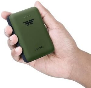 URBN 10000 mAh 12 W Ultra Compact Pocket Size Power Bank (camo, Lithium Polymer, Fast Charging for Mobile, Earbuds, Speaker, Smartwatch, Trimmer, Tablet)