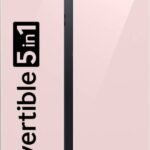 Samsung 653 L Frost Free Side by Side 3 Star Refrigerator with AI and WiFi, Convertible 5-in-1, Glass Door Finish, Digital Inverter (Clean Pink, RS76CB81A3P0HL)