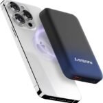 Ambrane 10000 mAh 22.5 W Wireless With MagSafe Power Bank (Blue, Lithium Polymer, Fast Charging, Power Delivery 3.0, Quick Charge 3.0 for Earbuds, Laptop, Mobile, Smartwatch, Tablet, Trimmer)