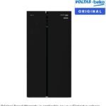 Voltas Beko by A Tata Product 640 L Frost Free Side by Side Refrigerator (Black, RSB665GBRF)