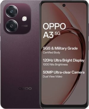 OPPO A3 5G (Nebula Red, 128 GB) (6 GB RAM)
