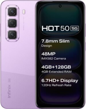 Infinix Hot 50 5G (Dreamy Purple, 128 GB) (4 GB RAM)