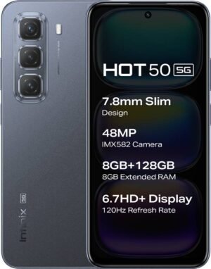 Infinix Hot 50 5G (Sleek Black, 128 GB) (8 GB RAM)