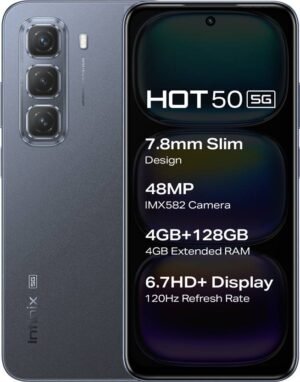 Infinix Hot 50 5G (Sleek Black, 128 GB) (4 GB RAM)