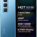 Infinix Hot 50 5G (Vibrant Blue, 128 GB) (8 GB RAM)