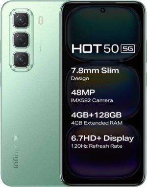 Infinix Hot 50 5G (Sage Green, 128 GB) (4 GB RAM)