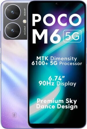 POCO M6 5G (Orion Blue, 128 GB) (4 GB RAM)