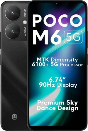 POCO M6 5G (Galactic Black, 64 GB) (4 GB RAM)