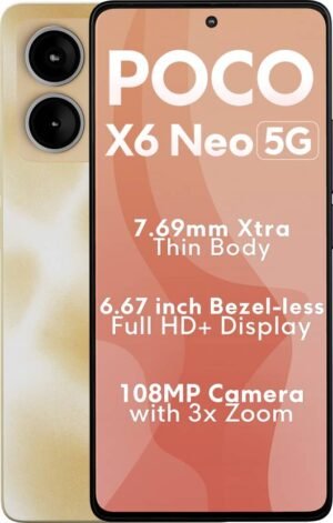 POCO X6 Neo 5G (Martian Orange, 128 GB) (8 GB RAM)