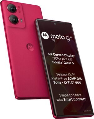 Motorola G85 5G (Viva Magenta, 256 GB) (12 GB RAM)