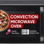 LG 21 L Black, Auto Cook Menu, Defrost, Stainless Steel Cavity, Heathplus menu, Indian Cuisine, Tandoor Se, Paneer/Curd, Steam Clean & Quartz Heater) Convection Microwave Oven (MC2146BV, Black)