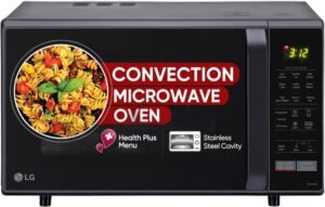 LG 28 L 251 Health Plus Menu, Ghee in 12 mins and Quartz Heater Convection Microwave Oven (MC2846BV, Black)