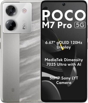 POCO M7 Pro 5G (Lunar Dust, 128 GB) (6 GB RAM)