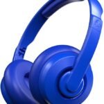 Skullcandy Cassette 40mm drivers 22Hrs Playtime+Rapid Charge Collapsible Design,Lightweight Bluetooth (Blue, On the Ear)