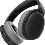 Skullcandy Crusher ANC 2 4-Mic Adjustable Sensory Bass, Dual Pairing, 50Hr Playtime Bluetooth (Costco Black Grey, On the Ear)