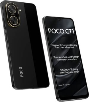 POCO C71 (Power Black, 64 GB) (4 GB RAM)