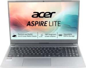 Acer Aspire Lite AMD Ryzen 5 Hexa Core 5625U - (16 GB/512 GB SSD/Windows 11 Home) AL15-41 Thin and Light Laptop (15.6 inch, Steel Grey, 1.59 Kg)