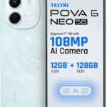 Tecno Pova 6 Neo 5G (Azure Sky, 128 GB) (6 GB RAM)