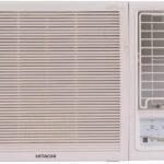 Hitachi 2024 Model 1.5 Ton 5 Star Window Inverter AC (RAW518HHEO, White)