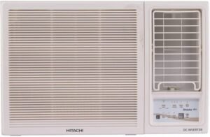 Hitachi 2024 Model 1.5 Ton 5 Star Window Inverter AC (RAW518HHEO, White)