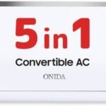 ONIDA 2025 Model 1.5 Ton 3 Star Split Inverter 5-in-1 Convertible Cooling with AI Deep Cleaning AC (IR193RGS, White)
