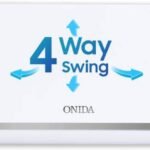 ONIDA 2025 Model 1 Ton 3 Star Split Inverter 5-in-1 Convertible Cooling with AC (IR123MJS, White)