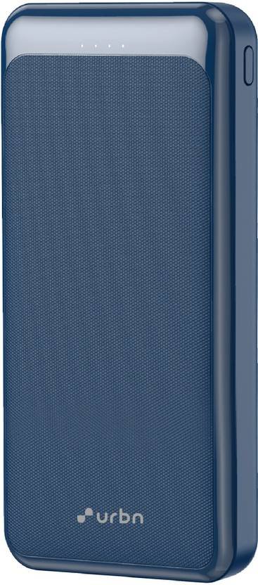 URBN 10000 mAh 22.5 W Power Bank (Blue, Lithium Polymer, for Mobile, Tablet, Earbuds)