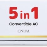 ONIDA 2025 Model 1.5 Ton 3 Star Split Inverter 5-in-1 Convertible Cooling with Deep Cleaning AC (IR183PRSG, White)