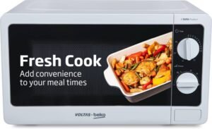 Voltas Beko 20 L 700 W Smart Solo Microwave Oven (MS20MPW10, White)