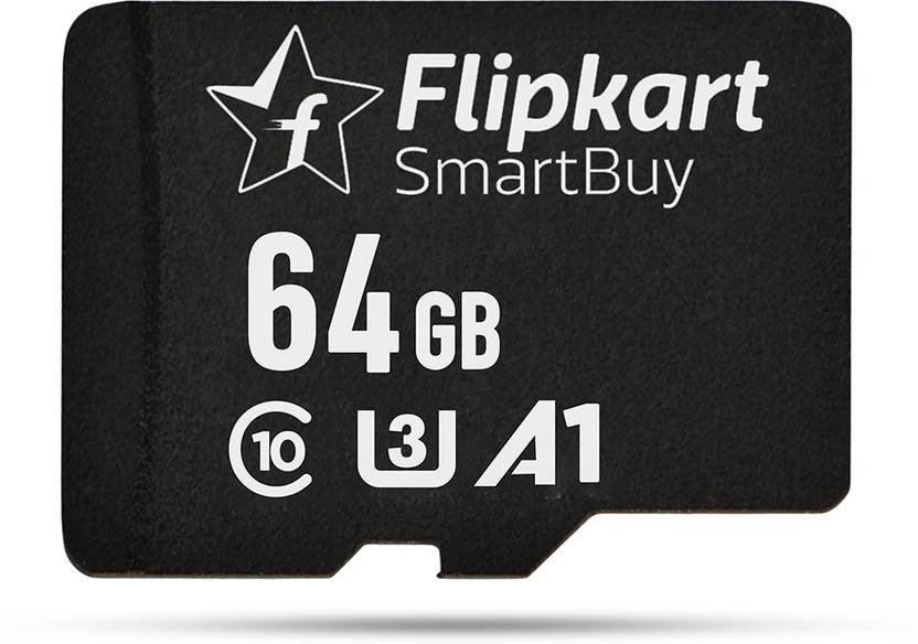 Flipkart SmartBuy FMC064-UR1-C10 64 GB MicroSDXC Class 10 20 Mb/s Memory Card Compatible with Mobile, Tablet