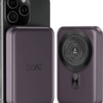 boAt 10000 mAh 22.5 W Wireless With MagSafe Compact Pocket Size Power Bank (Purple, Lithium Polymer, Fast Charging, Quick Charge 3.0 for Mobile)