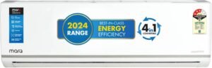 MarQ by Flipkart 2024 Model 1 Ton 3 Star Split Inverter 4-in-1 Convertible with Turbo Cool Technology AC (103IPG23WQ, White)