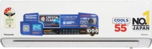 Panasonic 2025 Model 1 Ton 3 Star Split Inverter AC (CS-EU12BKY3F/CU-EU12BKY3F, White, Grey)