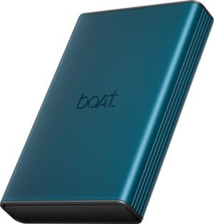 boAt 10000 mAh 22.5 W Compact Pocket Size Power Bank (Steel Blue, Lithium Polymer, Fast Charging, Quick Charge 3.0 for Mobile, Tablet, Earbuds)