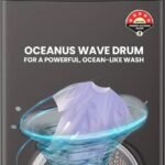 Haier 6.5 kg Powerful Oceanus Wave Drum, Smart Fuzzy Control, Balance Clean Pulsator, Custom Wash Cycles with 15 Mins Quick Wash, Magic Filter, Castor Wheels Fully Automatic Top Load Washing Machine Brown, Grey (HWM65-FES5)