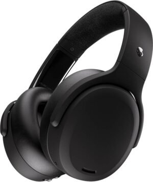 Skullcandy Crusher ANC 2 4-Mic Adjustable Sensory Bass, Dual Pairing, 50Hr Playtime Bluetooth & Wired (True Black, Over the Ear, On the Ear)
