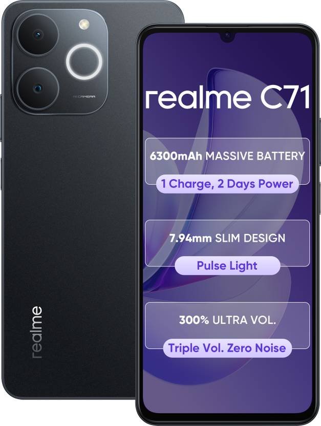 realme C71 (Obsidian Black, 64 GB) (4 GB RAM)