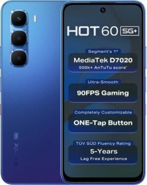 Infinix Hot 60 5G+ (Shadow Blue, 128 GB) (6 GB RAM)