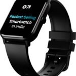 GOBOULT Drift BT Calling HD Display, 140+ Watchface, BT calling, IP68 Smartwatch (Black Strap, Free Size)
