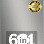 BOSCH 243 L Frost Free Double Door 3 Star Refrigerator with Inverter Large LED Display, 18 Hrs Cooling Retention, Integrated Handle (SPARKLY STEEL, CTN27S031I)