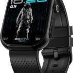 GOBOULT Drift Max 2.01”HD Screen, BT Calling, Working Crown, IP67 Smartwatch (Pure Black Strap, Free Size)