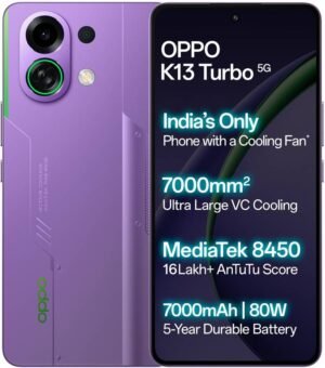 OPPO K13 Turbo 5G (Purple Phantom, 128 GB) (8 GB RAM)